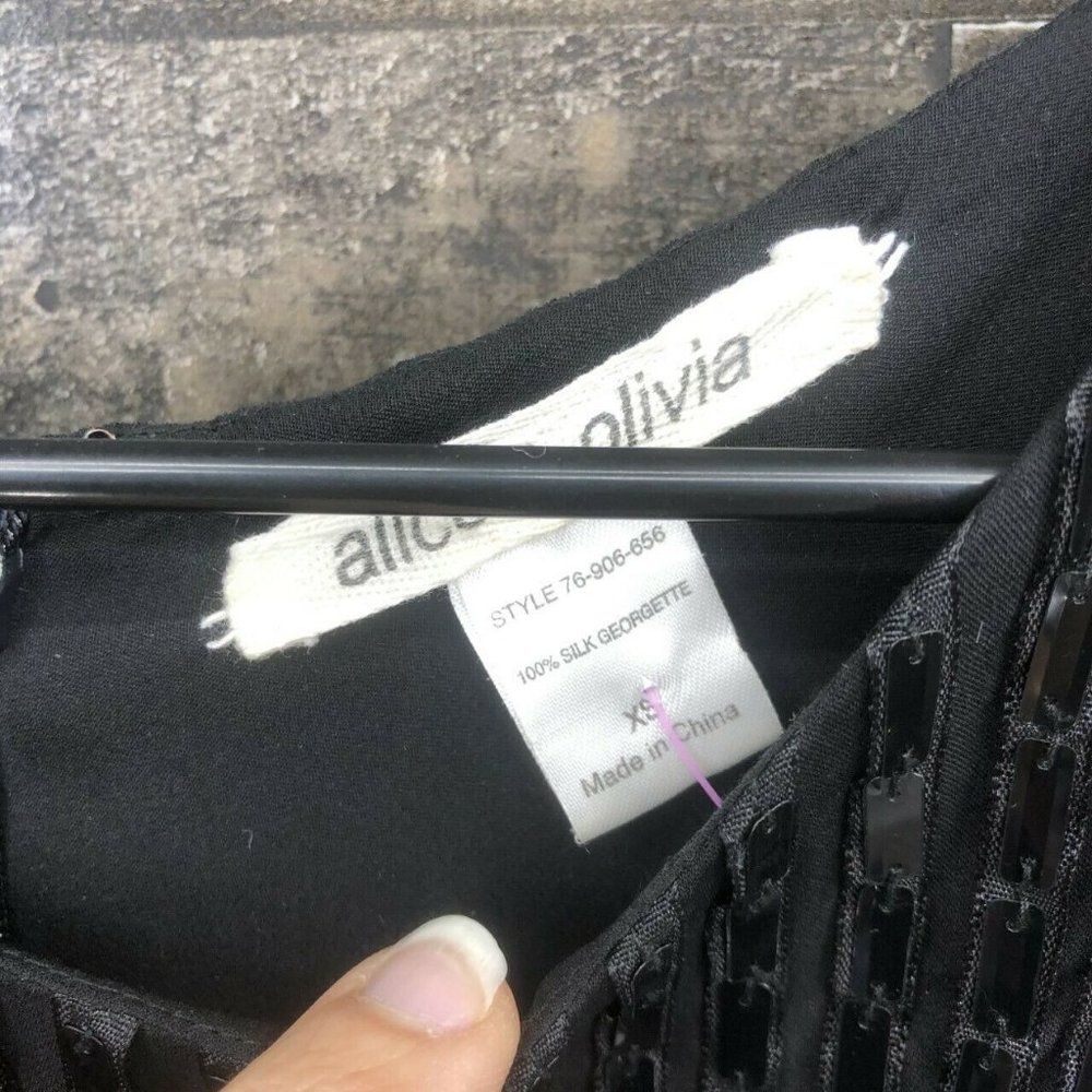 Alice + Olivia Sleeveless Bubble Hem Dress Size XS - Picture 6 of 7